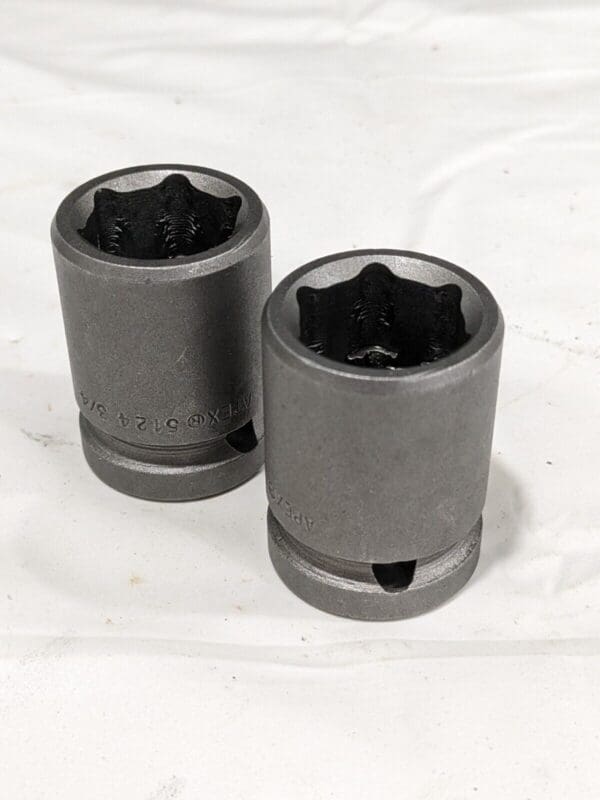 APEX Impact Socket: 1/2" Drive, 3/4" Socket, Hex Drive Qty 2 5124