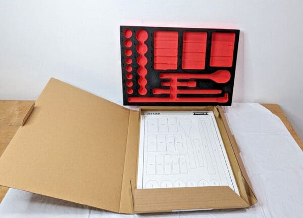 Proto Foam Insert Tool Organizer for Use W/J54126 Black/Red 11"L X 16"W J54126K