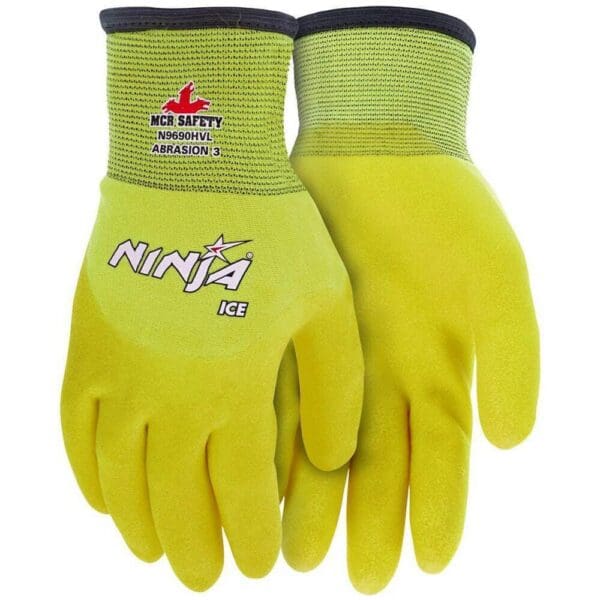 MCR Work Gloves: Ninja Ice, HPT-Coated Nylon Sz M Qty 12 Pairs N9690HVM