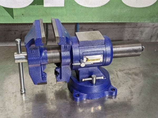 Interstate Multi-Purpose Bench / Pipe Vise w/ Swivel Head and Base 5" Jaw Width