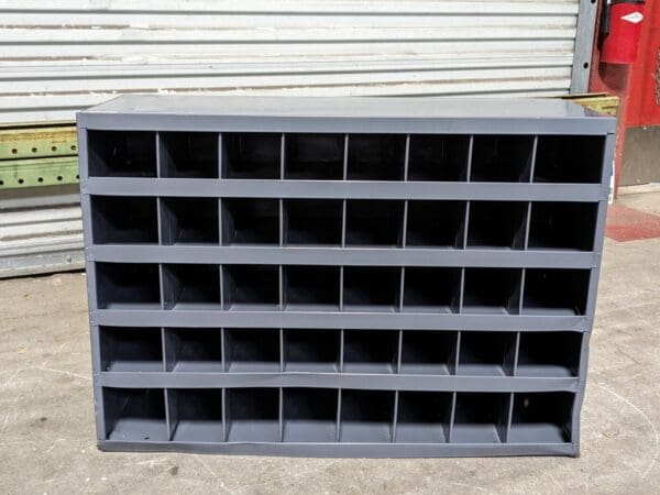 Durham 359-95 Open Bin Shelving Unit 40 Compartment 33 W. x 12 D. x 24 H.