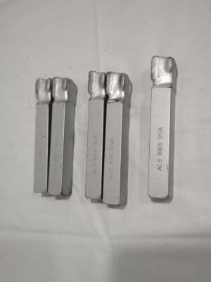 KENNAMETAL 5pk Single-Point Tool Bit: AL-8, K68 Solid Carbide Tip, LH 1256633