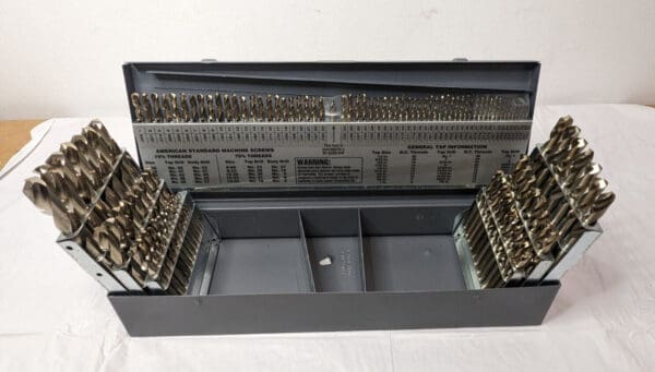 TITAN 115 Piece Cobalt Screw Machine Drill Bit Set 135 Degree MS99165