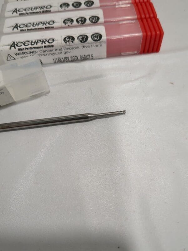 ACCUPRO Square End Mills 7pk: 0.0625" Dia 3 Flute, Solid Carbide 14797240