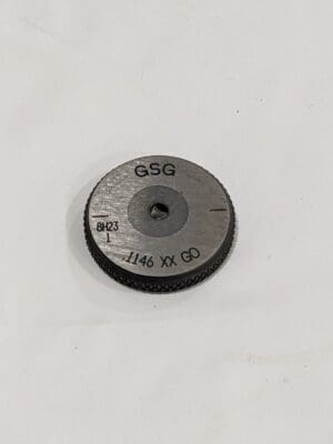 GSG Class XX Minus Ring Gage Tolerance +0.00000/-0.00002 GSG-CR-0.1146C