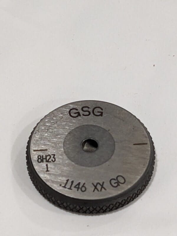 GSG Class XX Minus Ring Gage Tolerance +0.00000/-0.00002 GSG-CR-0.1146C