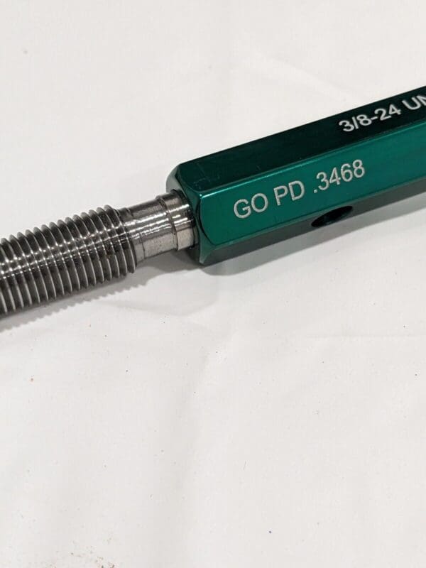 GF GAGE Truncated Taperlock Gage: 3/8-24 UNF, Go & No Go S0375242AS