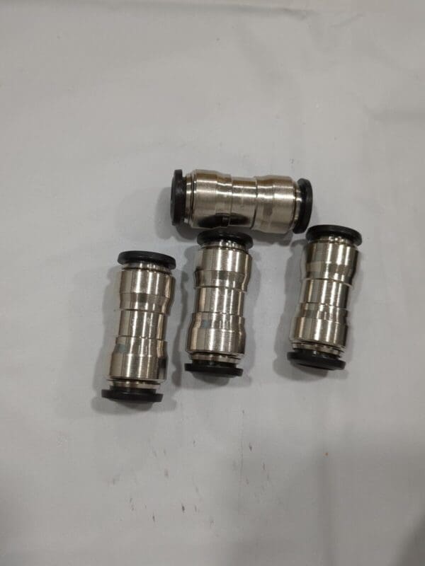 AIGNEP USA 4pk of Push-to-Connect Tube x Tube Fittings Union 12.00mmOD 50040N-12