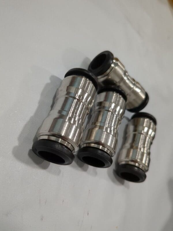 AIGNEP USA 4pk of Push-to-Connect Tube x Tube Fittings Union 12.00mmOD 50040N-12