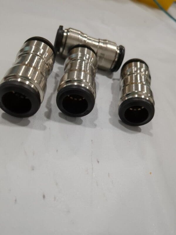 AIGNEP USA 4pk of Push-to-Connect Tube x Tube Fittings Union 12.00mmOD 50040N-12