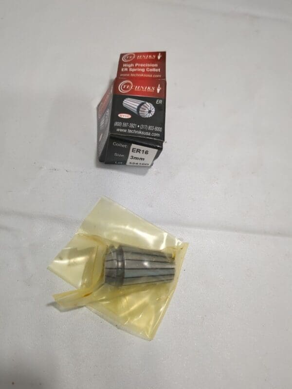 TECHNIKS ER Collet: ER16, 3.00 mm Collet Size, Through Coolant 04216-03