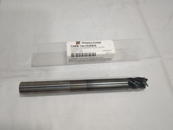 niagara cutter Corner Radius End Mill: 1/2" Dia 5 Fl Solid Carbide 03257910