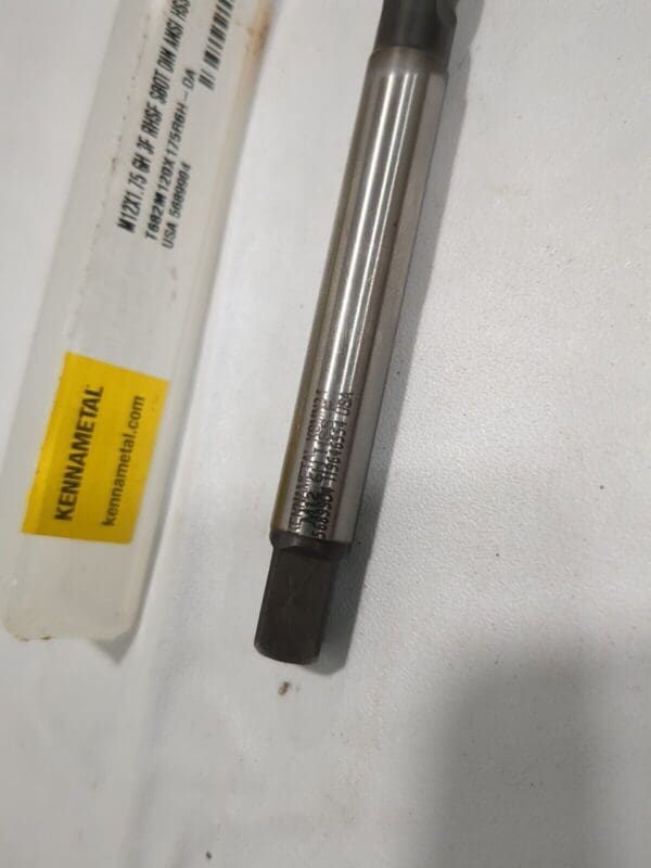 KENNAMETAL Spiral Flute Tap: M12x1.75 Metric Coarse 3 Fl HSS 5689904