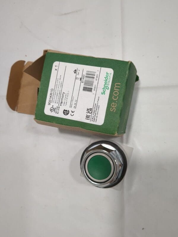 SCHNEIDER ELECTRIC PushButton Switch 30 mm Mounting Hole Dia Momentary 9001KR1G