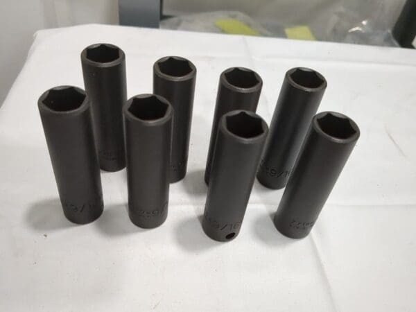 PROTO Impact Socket 8pc: 3/8" Drive, 9/16" Socket, Hex Drive J7718H