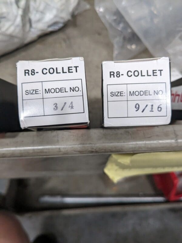 R8 Collets ( 9 Pieces ) Assorted Sizes