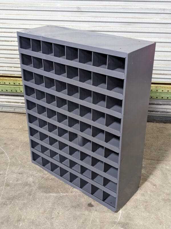 Durham Open Bin Shelving Unit 72 Compartment 34 W x 12 D x 42 H Scratch N Dent