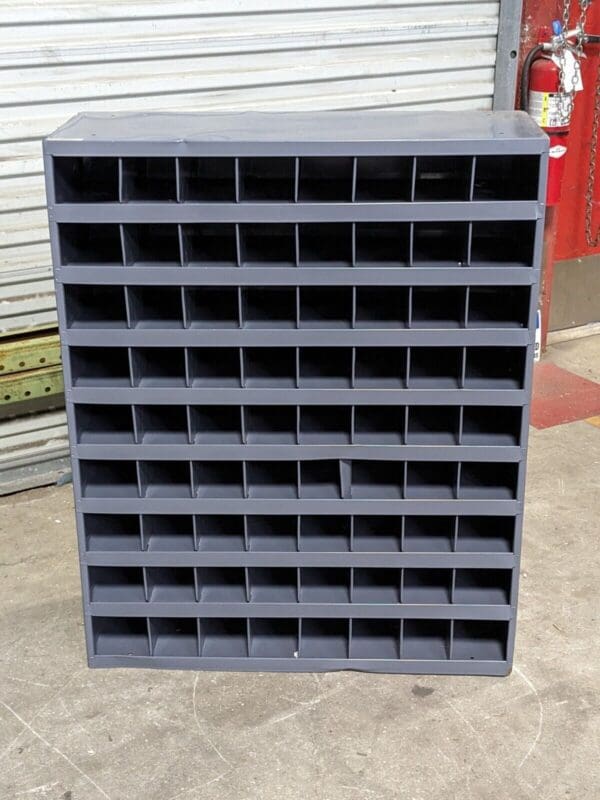 Durham Open Bin Shelving Unit 72 Compartment 34 W x 12 D x 42 H Scratch N Dent