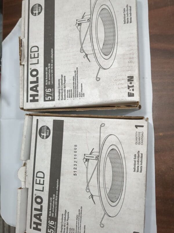 Halo 2pk of 3000K Led Recessed Trim RL560WH6830