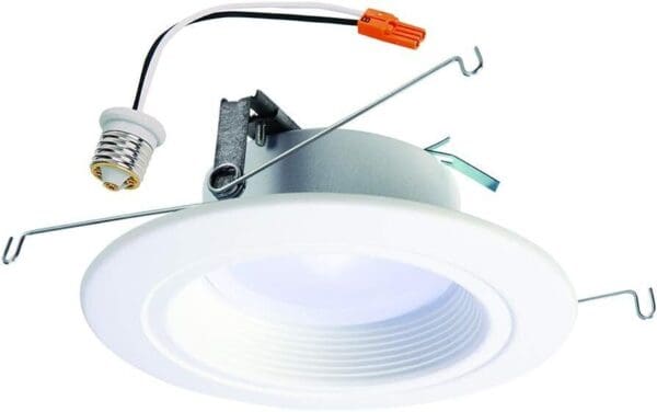 2pk HALO RL56 Integrated LED Recessed Light Fixture Retrofit Downlight Trim