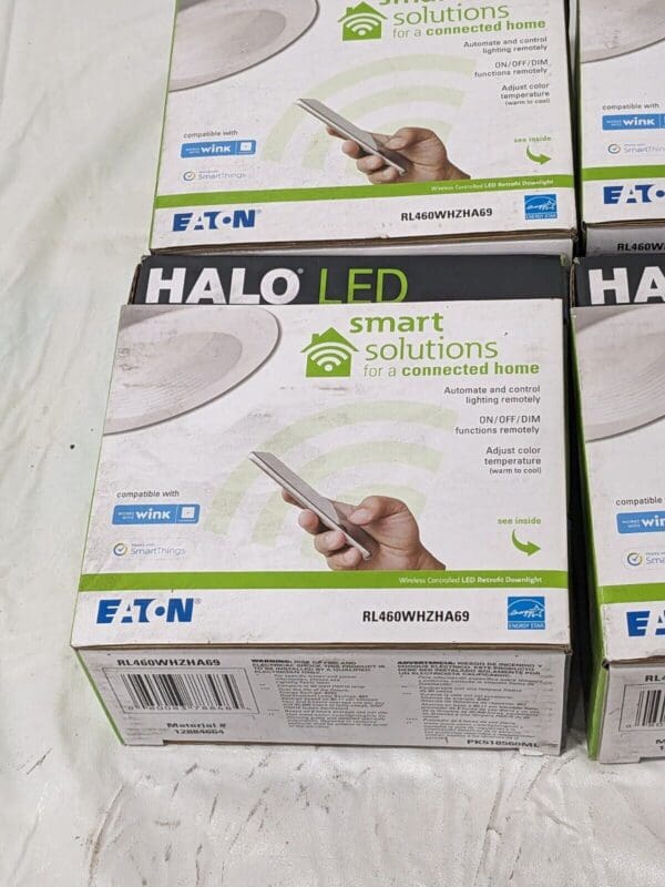 Halo 4" Wireless Smart Integrated LED Recessed Ceiling Light Qty 4 RL460WHZHA69