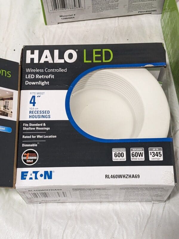 Halo 4" Wireless Smart Integrated LED Recessed Ceiling Light Qty 4 RL460WHZHA69