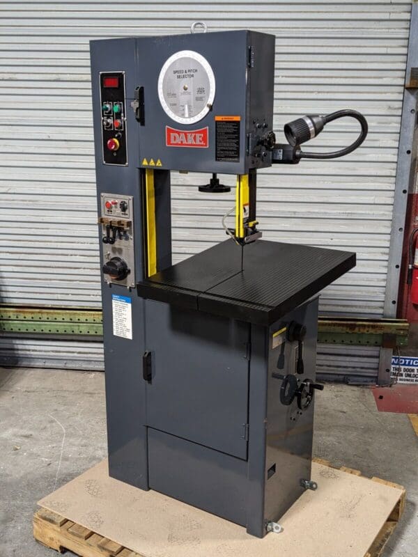 Dake Industrial Vertical Bandsaw 15-1/2" Throat 2 HP 230v 987030 Parts / Repair