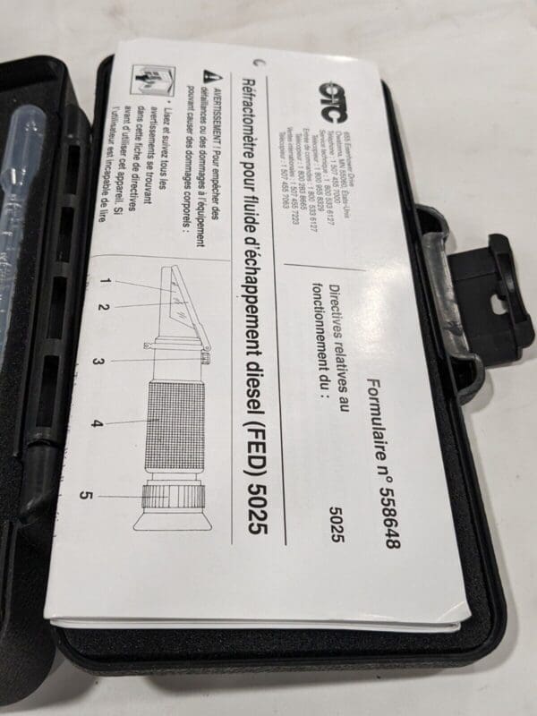 OTC Portable Refractometer UREA Fluid Concentration Scale Type 5025