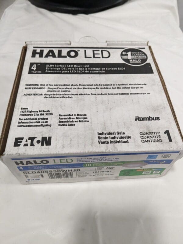 Halo Recessed 4" Surface LED Downlight Qty 2 SLD405830WHJB