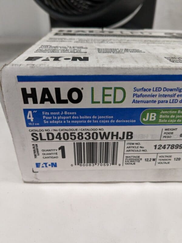 Halo Recessed 4" Surface LED Downlight Qty 2 SLD405830WHJB