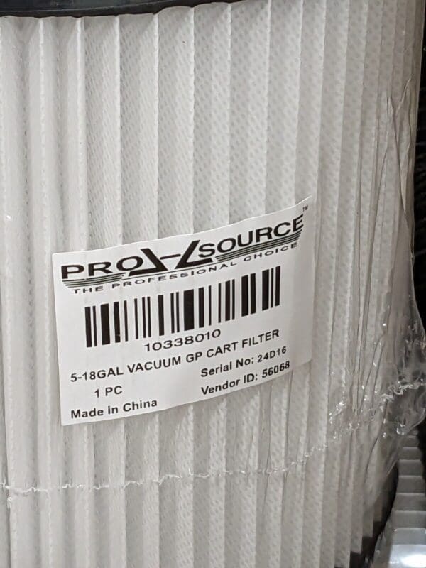 PRO-SOURCE Wet/Dry Vacuum General Purpose Filter: 5 to 18 gal Qty 5 10338010