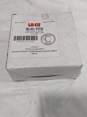 LA-CO 1/2" Wide x 600" Long General Purpose Pipe Repair Tape Qty 12 44083