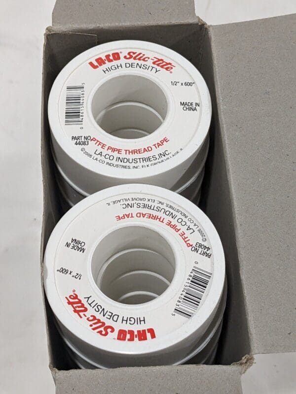 LA-CO 1/2" Wide x 600" Long General Purpose Pipe Repair Tape Qty 12 44083