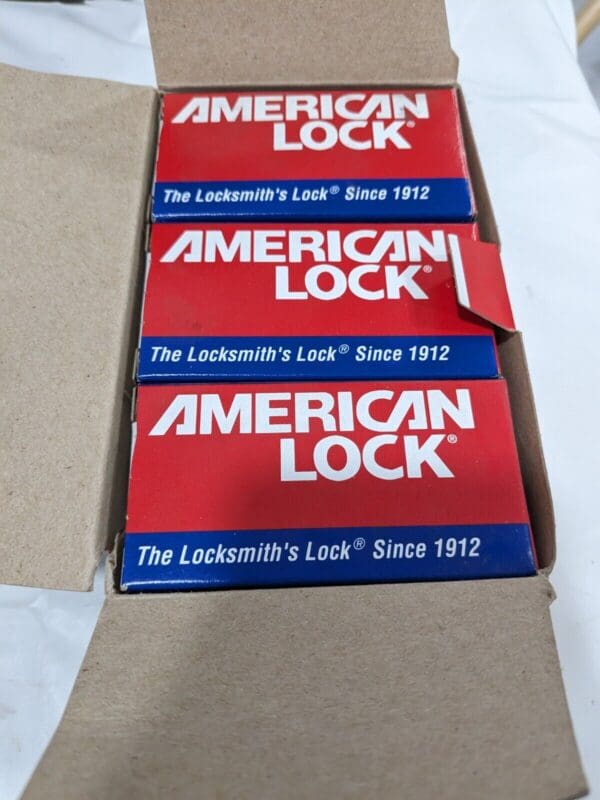 AMERICAN LOCK Lockout Padlock: Keyed Different, Aluminum Qty 6 A1106RED