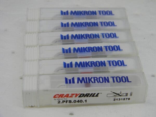 Mikron Crazydrill Carbide Pilot Drill .4X2X3X40MM 1 lot of 6 2.PFS.040.1