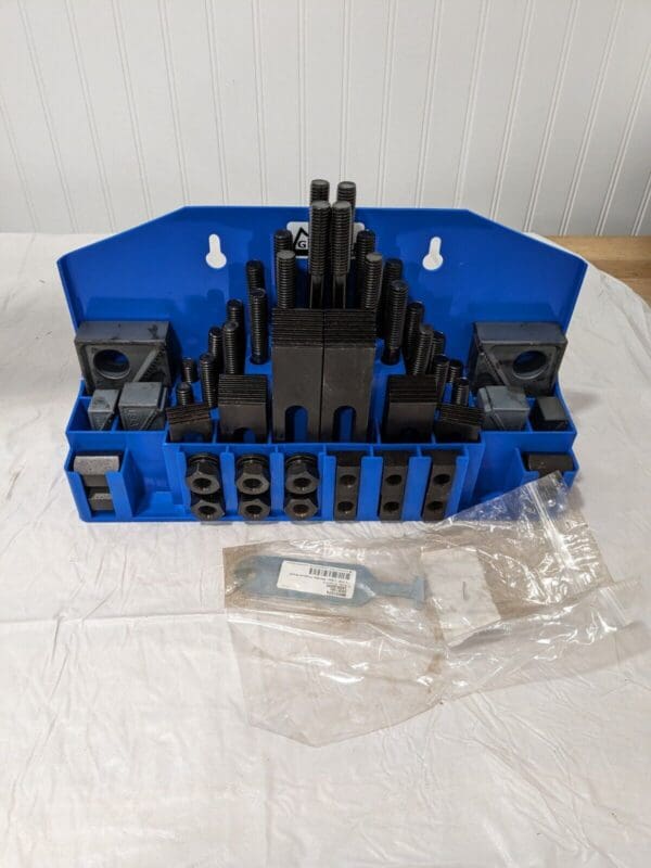 GIBRALTAR Fixture Clamp Step Block & Clamp Set: 52 Pc 20402-PLG