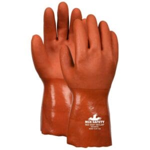 MCR Gloves: Chemical RedCoat 6620KV, Size X-Large Qty 12 6620KVXL