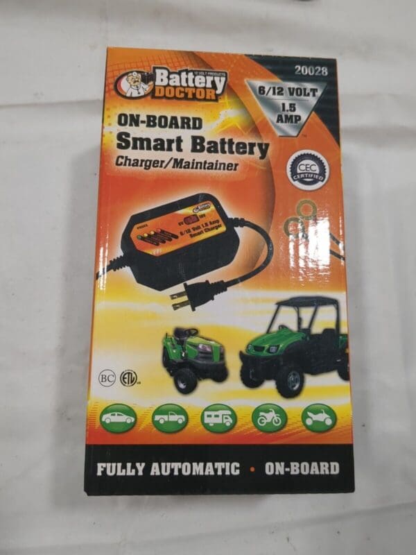 BATTERY DOCTOR Automatic Charger/Battery Maintainer: 6 & 12VDC 20028