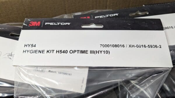 CASE OF 20 3M Peltor HY54 Hygiene Kit H540 Optime III (HY10) 7000108016