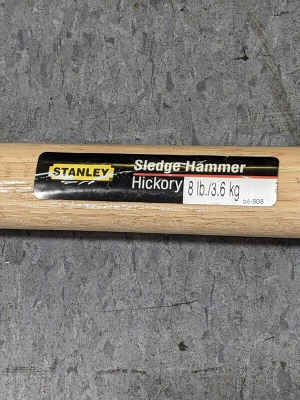 Stanley Hickory Handle Sledge Hammer, 8 lb #56-808