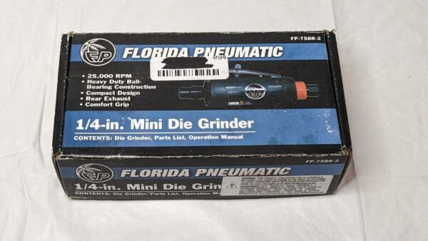 Florida Pneumatic 1/4" Mini Die Grinder 25000 RPM FP-758R-2