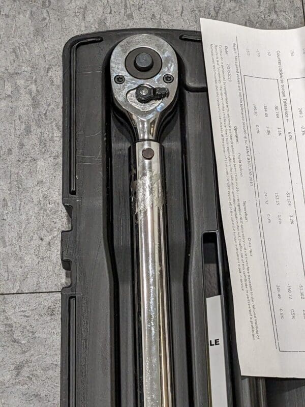 CDI Micrometer Torque Wrench- 1/2" Drive 30-250 Ft. lb. 2503MFRPH