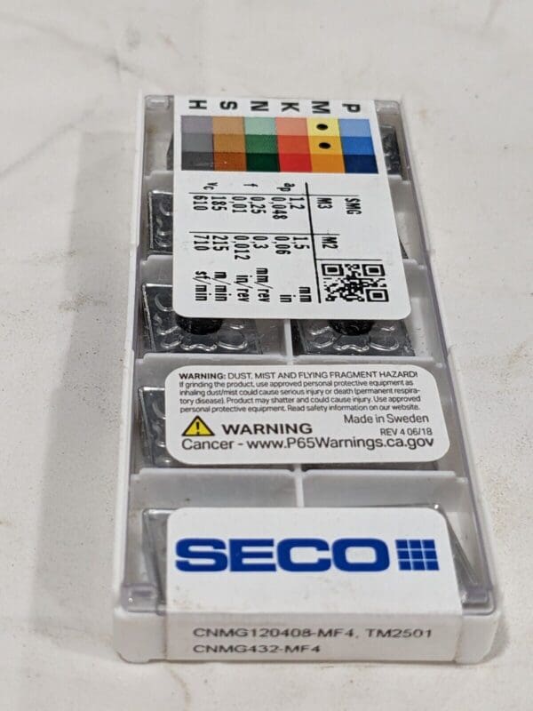 SECO Turning Insert: CNMG432-MF4 TM2501, Carbide Qty 10 03273904