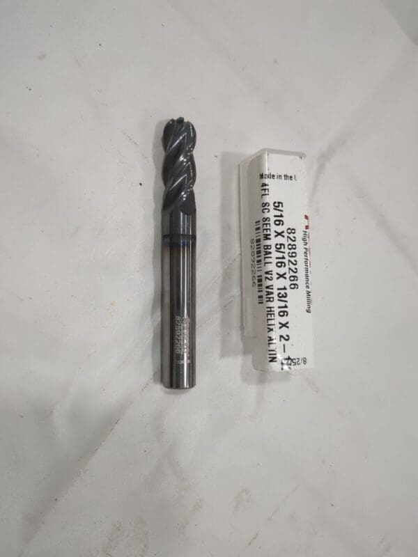 ACCUPRO Ball End Mill: 5/16" Dia, 13/16" LOC, 4 Fl Solid Carbide 95168560