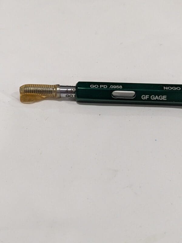 GF GAGE Plug Thread Gage: #4-40 Thread, 2B, Go & No Go W0112402BS