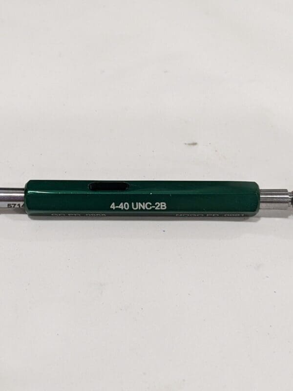 GF GAGE Plug Thread Gage: #4-40 Thread, 2B, Go & No Go W0112402BS