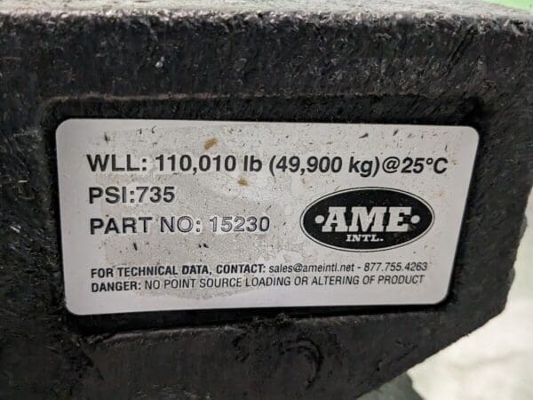 AME Super Stacker Cribbing Block 110,000 lb. Capacity 24" x 7" x 6"