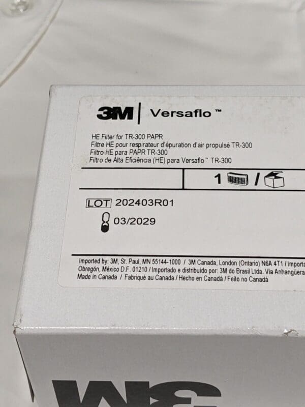 3M HE Filter TR-3712N, for Versaflo™ TR-300 Series PAPR 5 7100018971