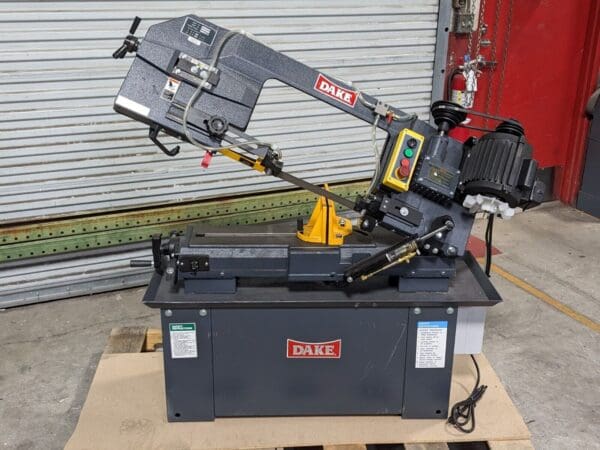 Dake 7 x 12 Horizontal Bandsaw 98 - 328 FPM 1 HP 110v 1 Ph SE912 Parts / Repair