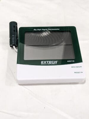 Extech Thermo-Hygrometer 14 to 140°F, 10 to 99% Humidity 445715